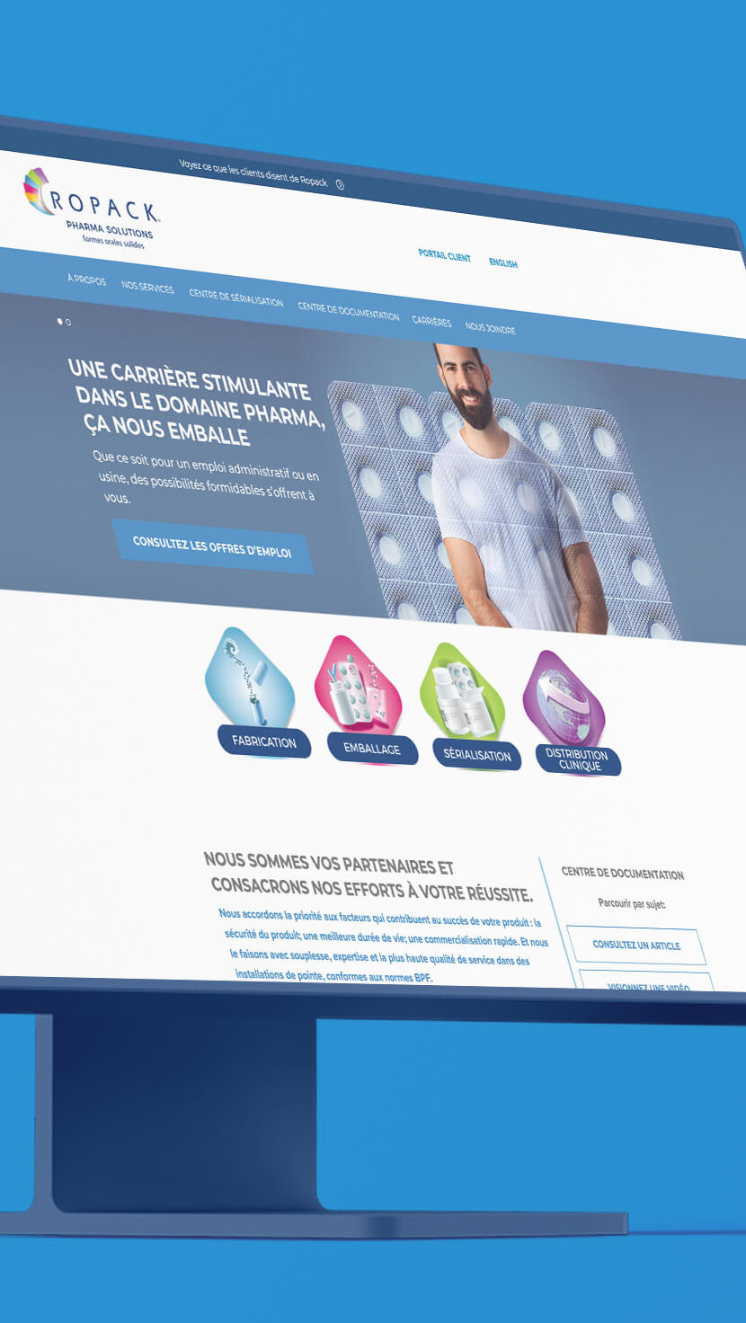 Réalisations pour Ropack : image de marque d’employeur | Lemieux Bédard