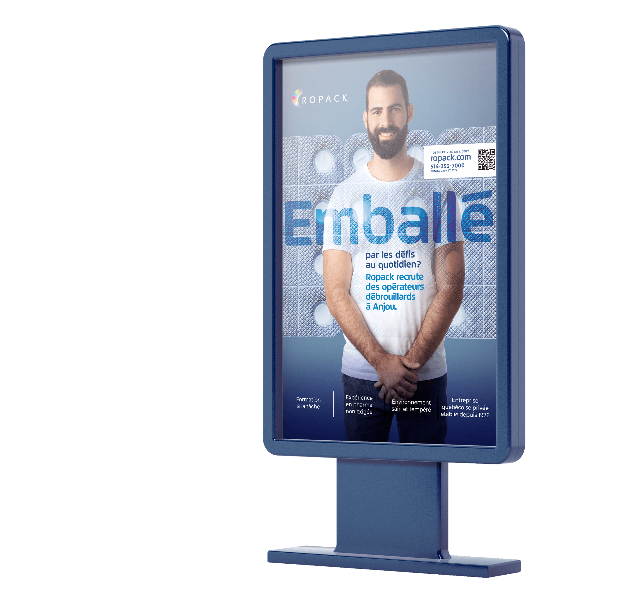 Réalisations pour Ropack : image de marque d’employeur | Lemieux Bédard
